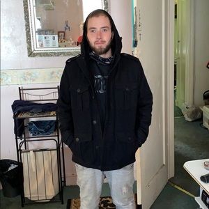 Express men’s dress jacket black size med